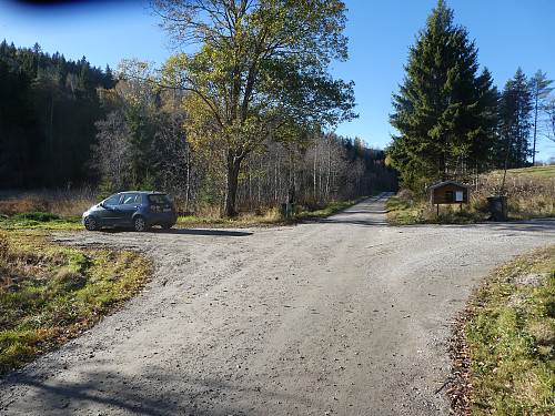 Dalfjellet parkeringslomme.