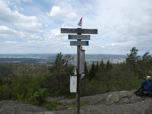 Toppen er nådd.