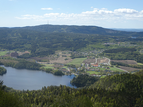Utsikt fra Mælatoppen.