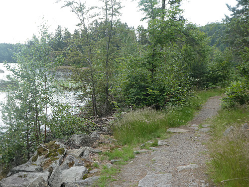 Stien langs Ulfstjern.