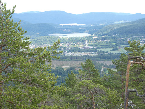 Flott utsikt på toppen