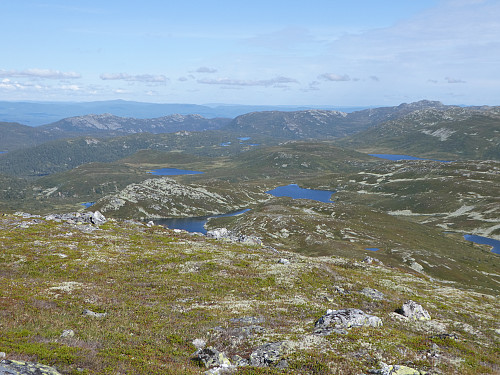 Utsikt fra Blomtjønneggin.