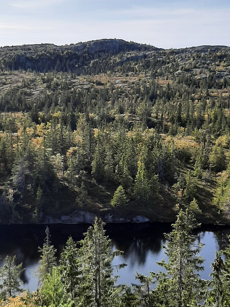 Her ser en varden på Narestø