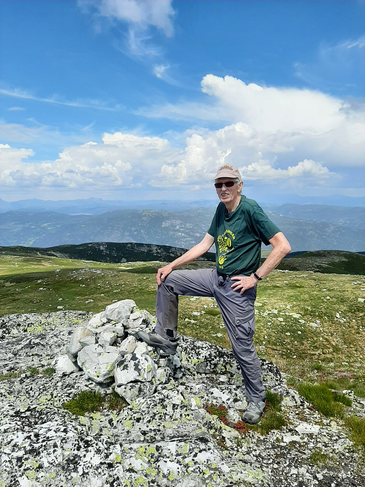 På toppen av Blåtjønnfjellet