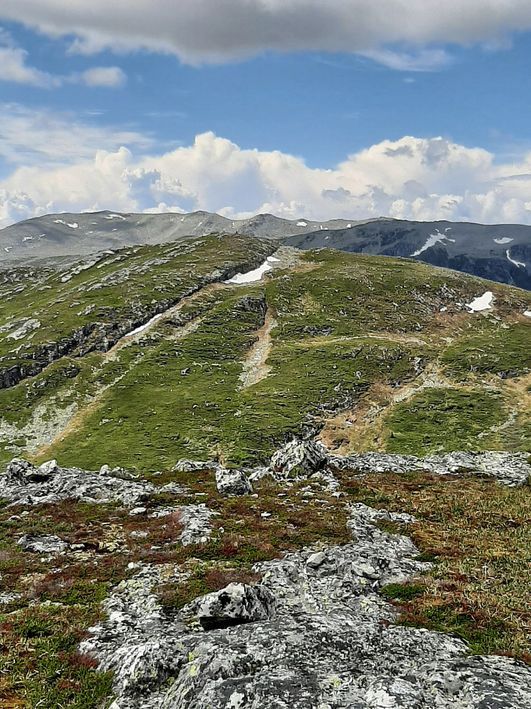 Utsikt mot Blåtjønnfjell.
