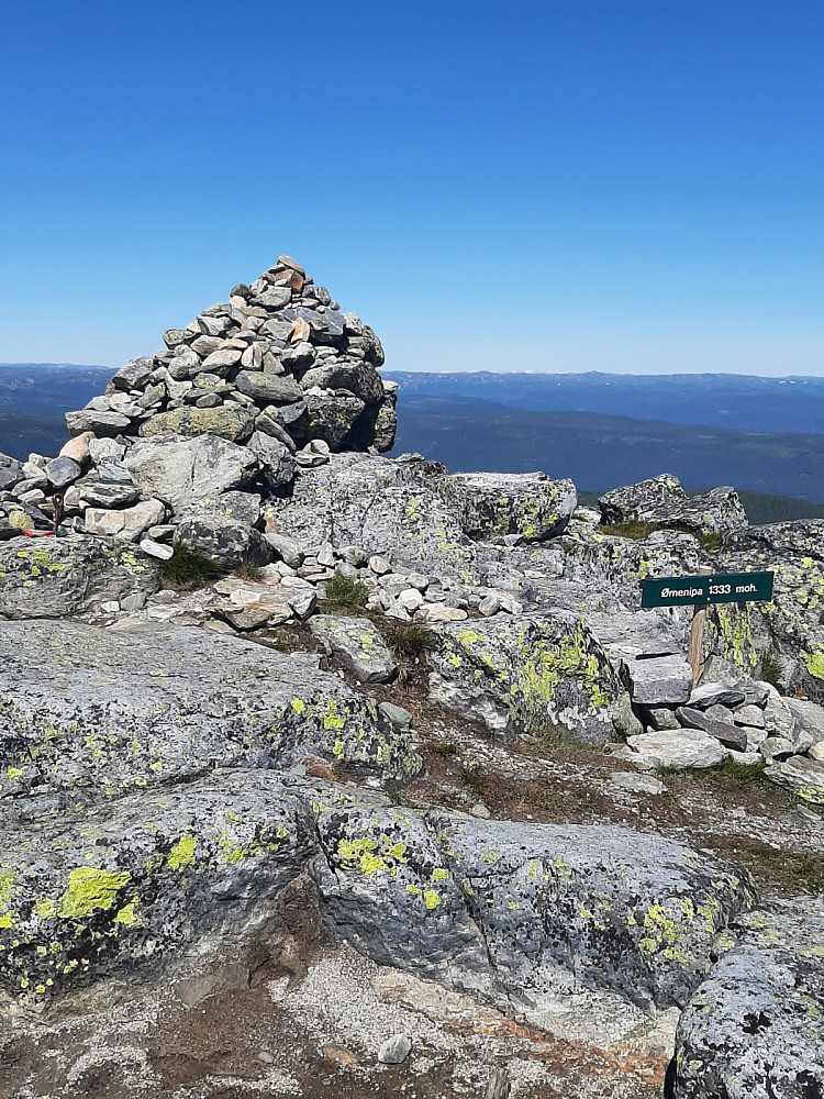 Varden på toppen.