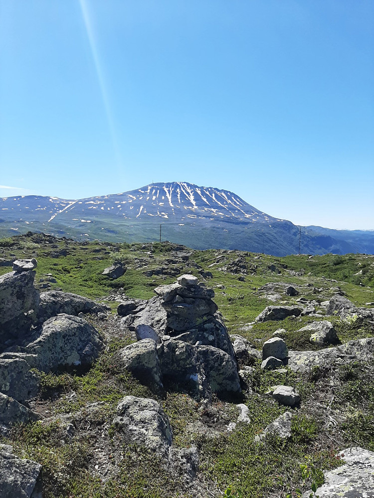 Utsikt mot Gaustatoppen.