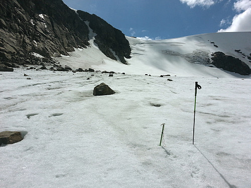 På breen under Munken