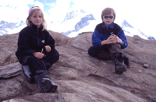 Ungene på Oberrothorn. Høyderekord som varte lenge.