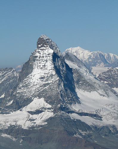 Unikt perspektiv, Matterhorn, Mont Blanc