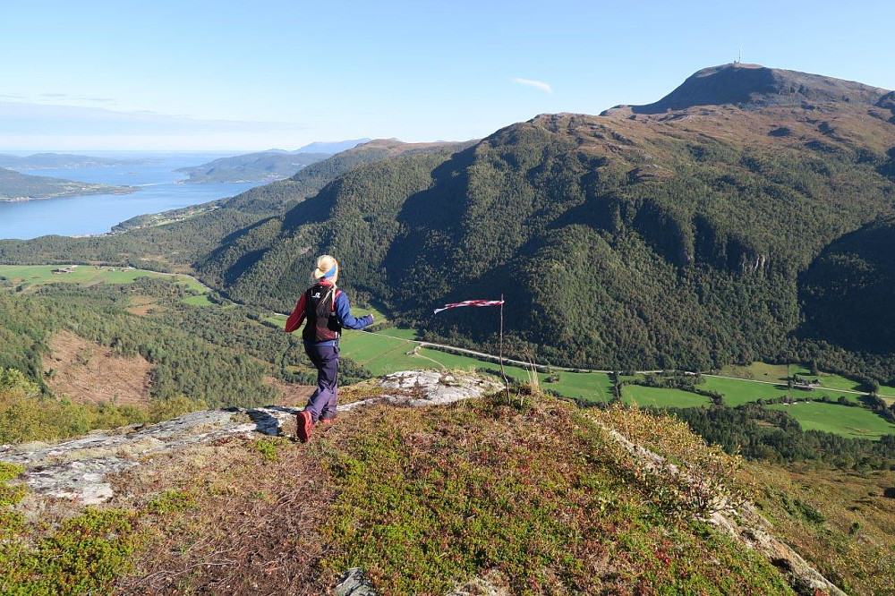 På veg ned i Torvikdalen