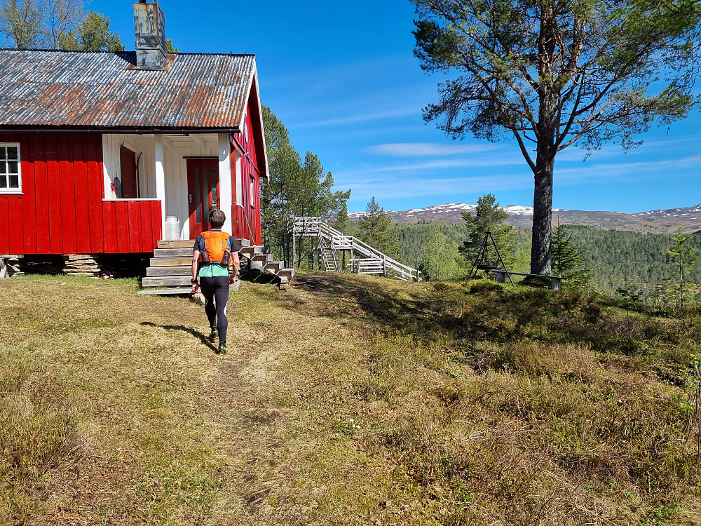 Skihytta til Istad IL  med egen hoppbakke
