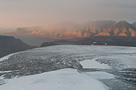 Kveldssol over Longyearbyen