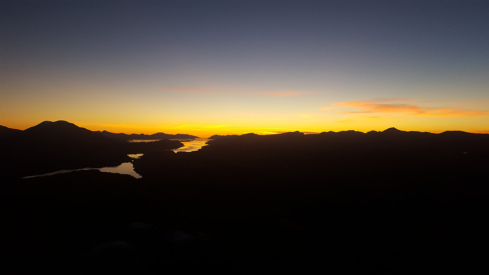 Utsikt vestover ut Fannefjorden