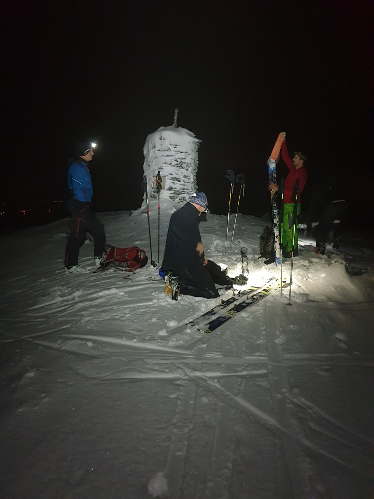 Vindstille på toppen