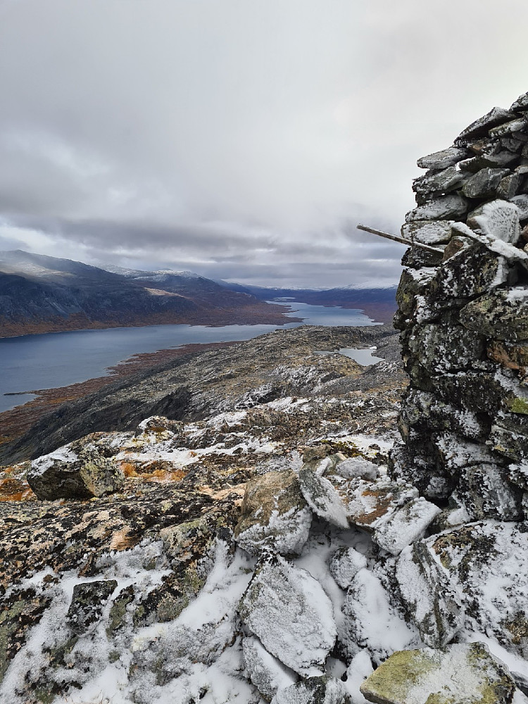 Aursjøhøe og utsikt sørover Aursjøen