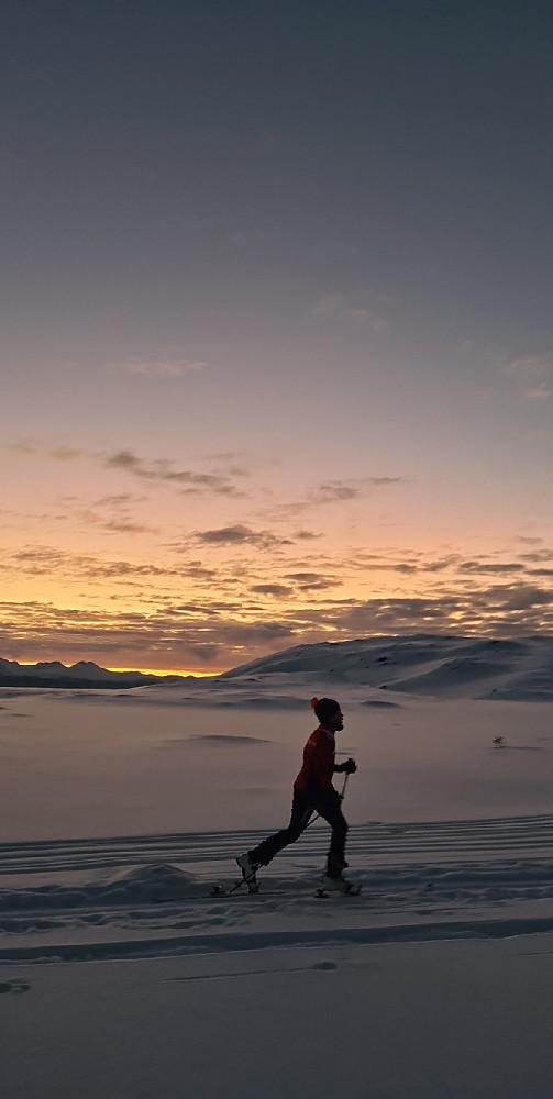 Fin solnedgang idag å