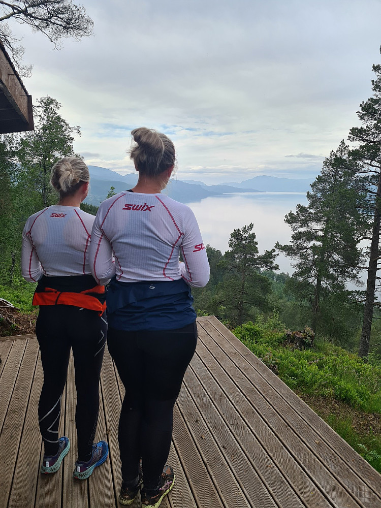 Utsikt nordover fra gapahuken