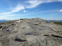 Gråfjellet, 1033 moh. Høganovi i bakgrunnen