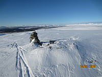 Toppunktet på Oppbekkfjellet