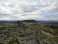 Toppen av Skjerdingfjellet mot Storkletten