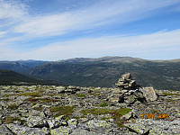 Toppen av Gardskarven mot Imsdalen og Famphøgdene