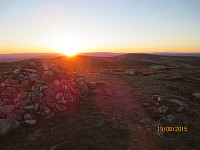 Tilbake mot solnedgangen, Slåsæterfjell og Hafjell