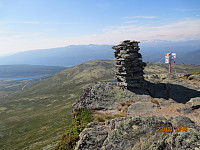 Toppvarden på Steinhø mot Stålhø