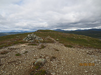 Da er toppen på neste kul på fjellryggen