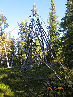 Ble ingen tur opp i tårnet på selve Stølhaugen i dag