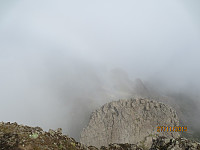 Turens neste topp, Pico do Serco, var bare skimtvis å se
