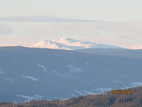 Snø på Gråhø i Espedalen(Zoomet inn)