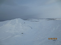 Toppvarden på Nevelfjell, mot Hafjell