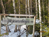 Skilt der turen startet