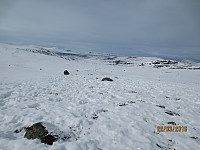 Det hadde gått rein over hele fjellet når jeg nærmet meg Brennhøa
