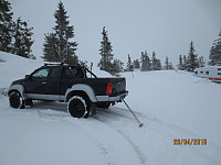 Mye nysnø på fjellet i dag