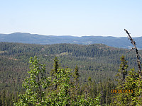 Utsikt tilbake til Jevnslifjellet, nordre topp :-)