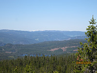 Utsikt mot Begnadalen rett under toppen