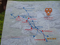 Kart over vardetopper i Valdres