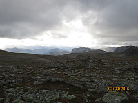 Mektige fjell nordover