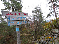 Skilt på toppen