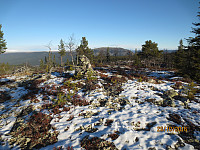 Toppen av Bjørsjøåsen