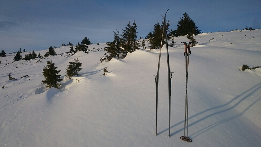 Snøen var så hard i partier at jeg gikk på beina