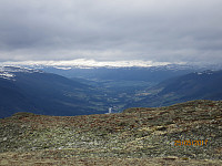 Utsikt opp Gudbrandsdalen og Dovre