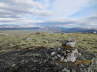 Tilbakeblikk mot Dombås og Rondane i bakgrunnen