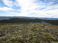 Utsikt bort på Kverberget og Korstadkampen