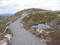 Turen opp på Skredfjellet gikk på "motorvei"