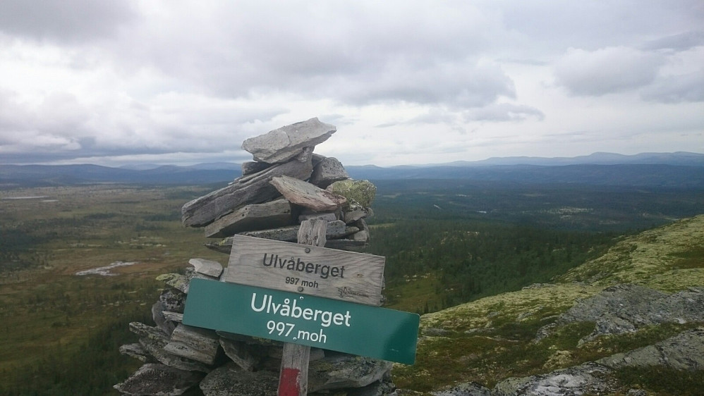 Toppvarden på Ulvåberget 