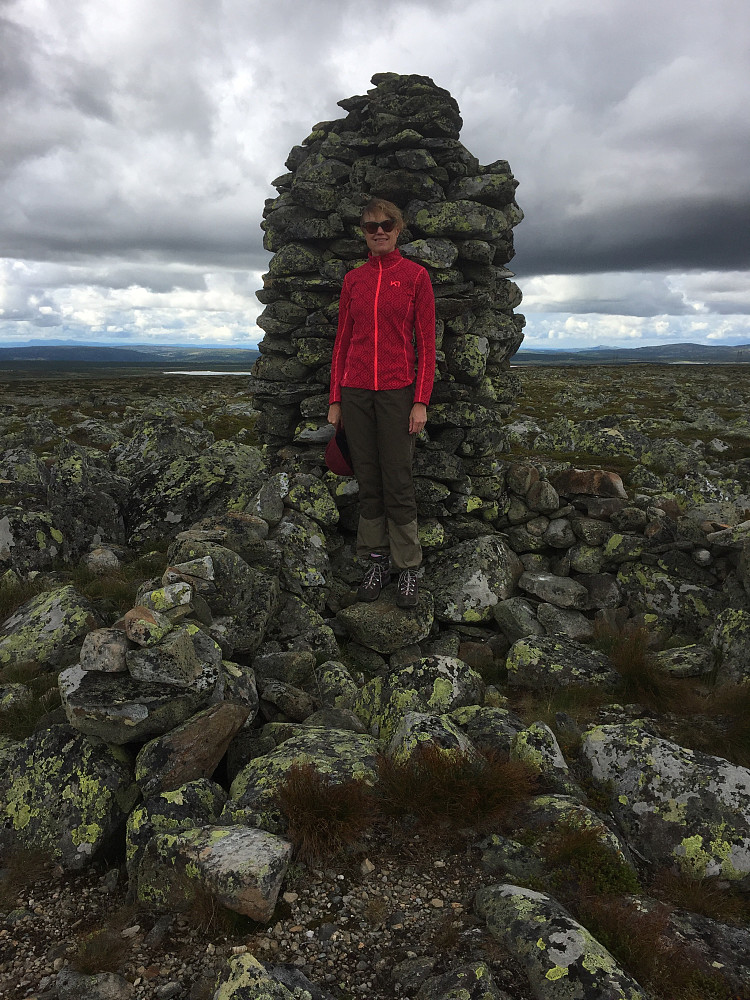 GO ved toppvarden på Akselvola 