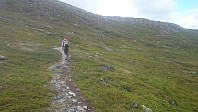 Vel oppe av skogen var det flatere og lett å gå